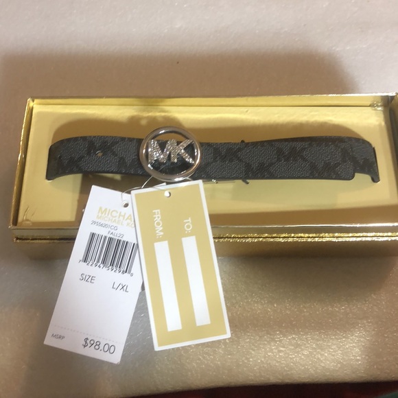 Michael Kors Women's MK Logo Belt- NIB - Picture 8 of 15